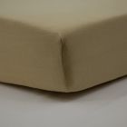 Lot de 2 Draps housse jersey Blanc - Ecru