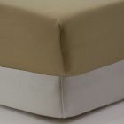 Lot de 2 Draps housse jersey 70 X 140 cm bio Blé - Blanc
