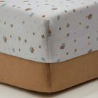 Lot de 2 Draps housse jersey bio Maison - Pécan