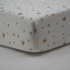 Lot de 2 Draps housse jersey bio 70 X 140 cm - Maisons - pécan