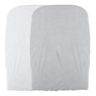 Lot de 2 housses de matelas à langer Blanc / Perle