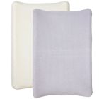 Lot de 2 housses matelas à langer 50 x 70 cm