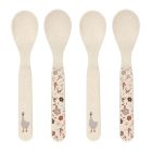Lot de 4 cuillères Tiny Farmer Beige