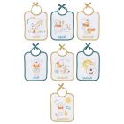 Lot de 7 bavoirs Winnie retro