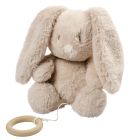 Peluche musicale lapin Loulou sable
