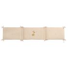 Tour de lit bébé réversible en velours Loulou 180 cm sable
