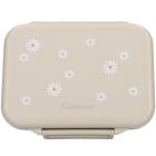 Lunch box inox 2 compartiments pâquerettes sable