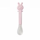 Cuillère bébé en silicone Rose