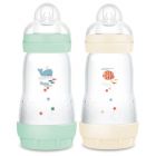 Lot de 2 biberons Anti-colique 260ml Easy Start Menthe et Coton