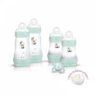 Coffret biberons naissance anti-colique Aqua