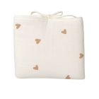 Matelas à langer nomade coton Little Coeur