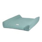 Matelas à langer Zen avec housse Stories Teal Cream Grid