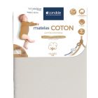Matelas bébé 60x120 cm coton déhoussable