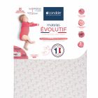 Matelas évolutif déhoussable 60 x 120 x 12 cm