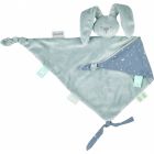 Maxi doudou Lapidou phosphorescent Glow avec motif imprimé vert de gris