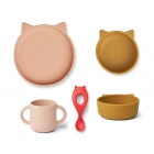 Coffret repas bébé Vivi Cat Rose Multi Mix