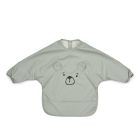 Bavoir manches longues Merle Mr Bear Dove Blue