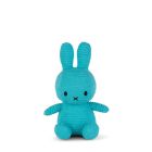 Peluche lapin Miffy velours côtelé éco 23 cm Turquoise