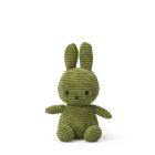 Peluche lapin Miffy velours côtelé éco 23 cm Vert olive