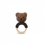 Hochet anneau de dentition Boris noir