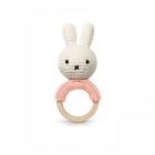 Hochet anneau de dentition Miffy rose pastel