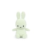 Peluche lapin Miffy velours côtelé éco 23 cm Menthe