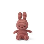 Peluche lapin Miffy velours côtelé éco 23 cm Vieux rose