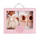 Coffret bébé Doudou et chaussons Mina la renarde