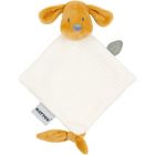 Mini doudou plat Charlie chien Jacquard Vanille