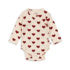 Body bébé manches longues 3 mois Amour Rouge