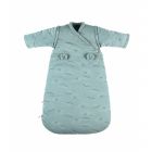 Gigoteuse hiver 0-6 mois Jersey bio Vert dinosaure et tricératops