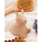 Hochet lapin beige