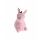 Hochet lapin rose