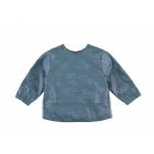 Bavoir tablier bleu motif dinosaure