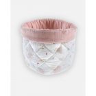 Panier de rangement Beauty case lina rose Bio