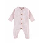 Combi pilote tricot Rose clair - 18 mois