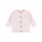 Gilet tricot Rose feuilles 9 mois