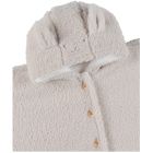 Poncho fausse fourrure avec sherpa beige 6-12M Mix and Match