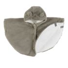 Poncho fausse fourrure kaki 6-12M Mix and Match