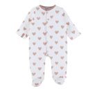 Pyjama bébé en jersey coton pointelle - 3M