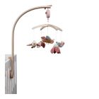 Mobile musical en bois  Flowers & Butterflies