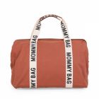 Sac à langer mommy bag signature canvas terracotta