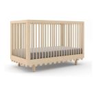 Lit évolutif bébé Moss 80x140 cm Naturel