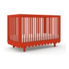 Lit évolutif bébé Moss 80x140 cm Rouge