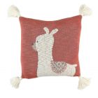 Coussin lama Coton Bio Moris & Sacha
