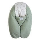 Coussin d'allaitement Multirelax Eponge Microfibre vert sauge