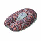 Coussin d'allaitement Multirelax+ jersey floral / vert de gris