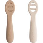 Lot de 2 premières cuillères bébé - Natural / Beige sable