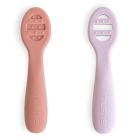 Lot de 2 premières cuillères bébé - Rose / Soft Lila