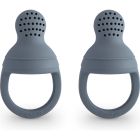 Lot de 2 sucettes grignoteuses silicone - Tradewinds